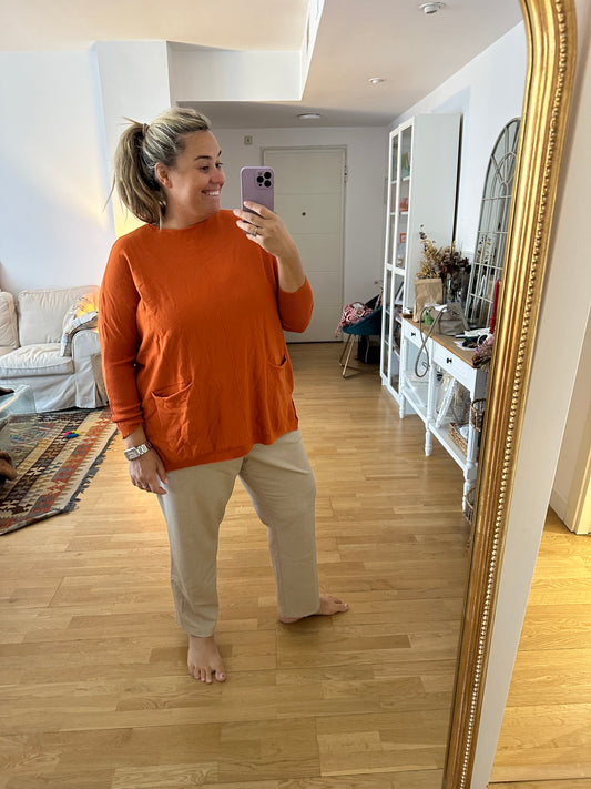 BUGANVILIA. jersey naranja T.3xl