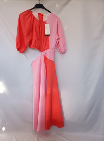 TWOTWINSTYLE. Two-tone long dress T. s