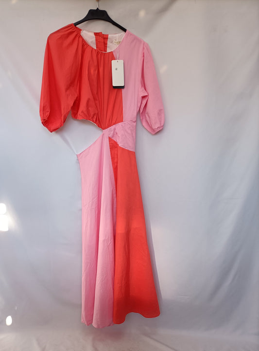 TWOTWINSTYLE. Vestido largo bicolor T. s