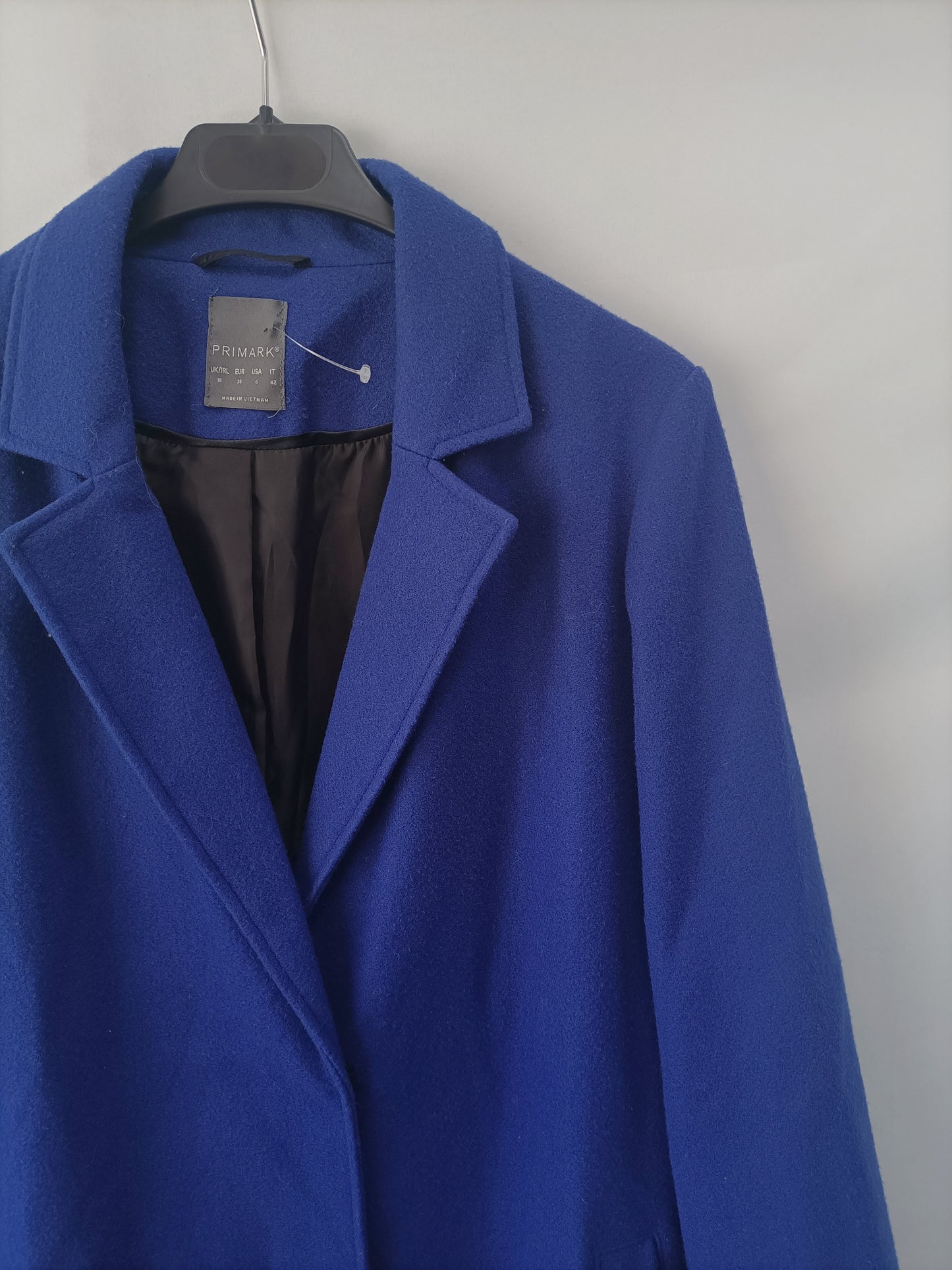 PRIMARK. Abrigo azul klein T.38
