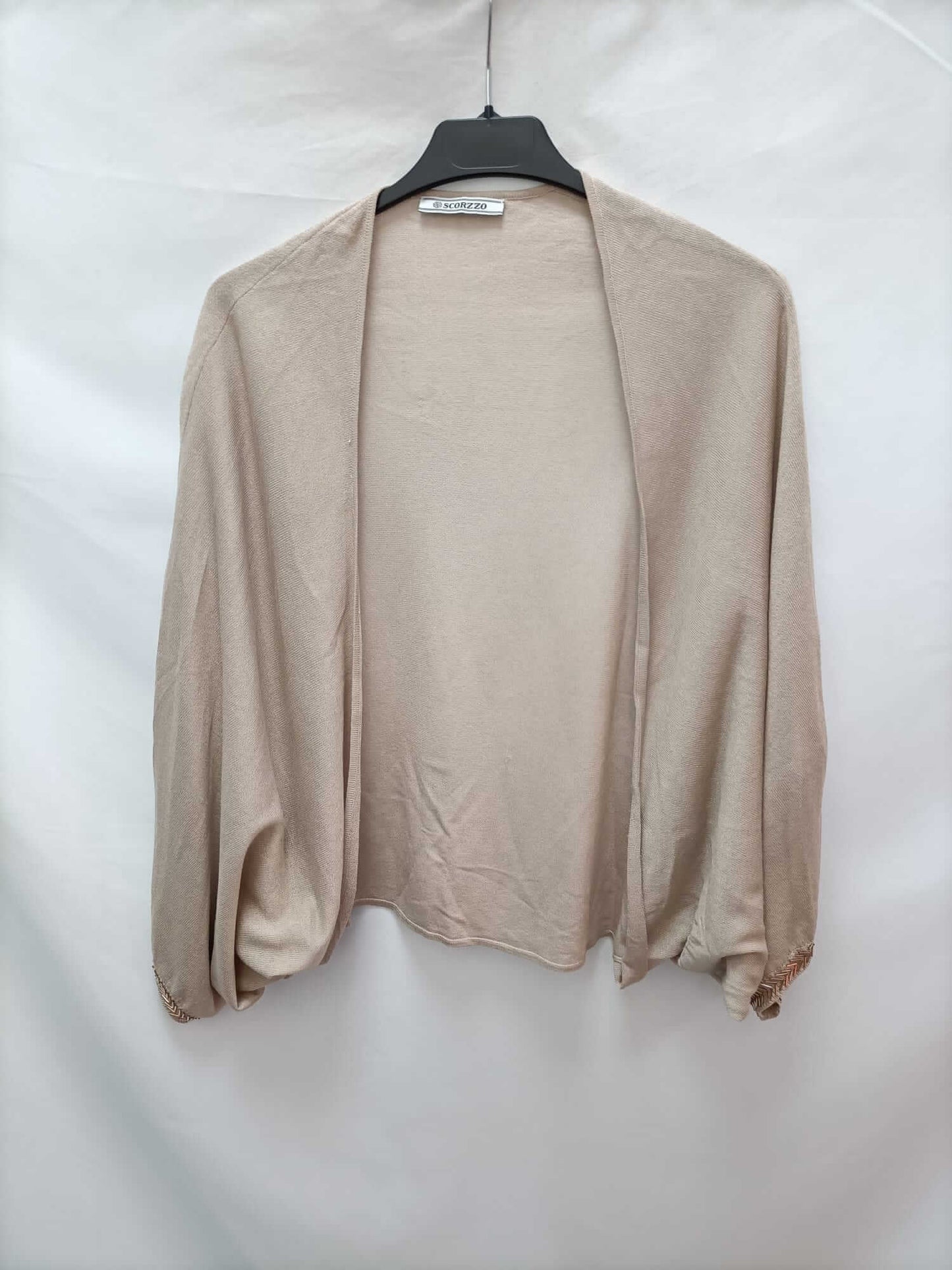 SOCRZZO. rebeca beige abalorios T.xl