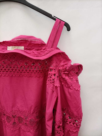 JCL. Top rosa encaje Tu (m/l)