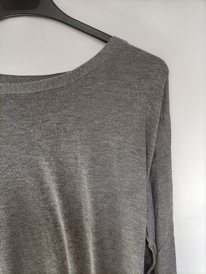 MANGO. Jersey gris cashemere T.s