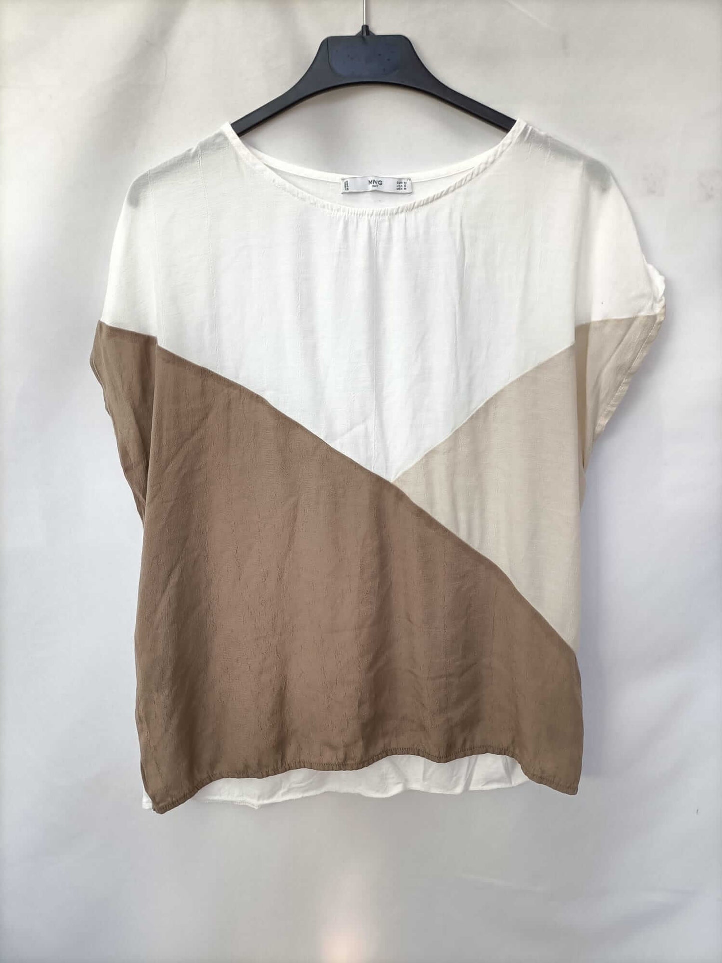 MANGO. Tricolor blouse Tm