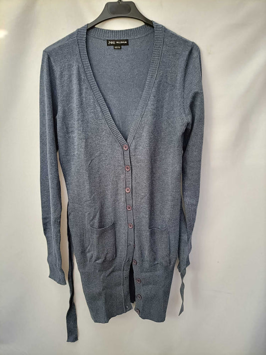 MILENIUM. Blue buttoned cardigan (s/m)