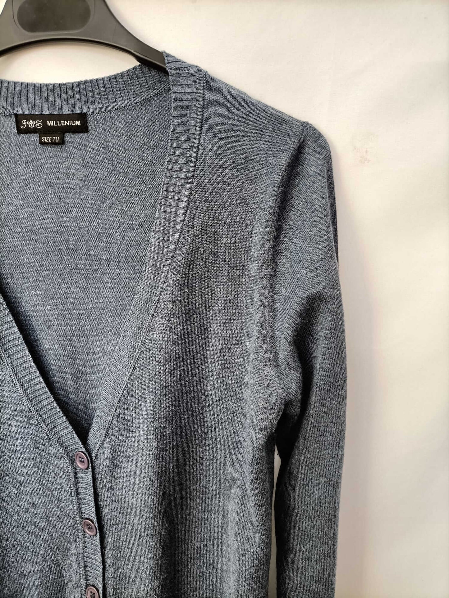 MILENIUM. cárdigan azulón botones Tu (s/m)