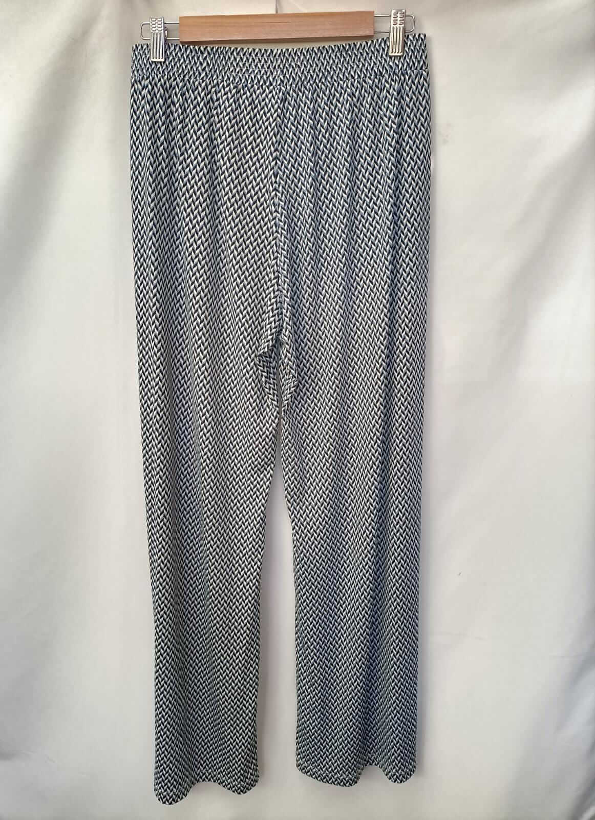 PEOTE. Printed palazzo pants size 4 (m/l)