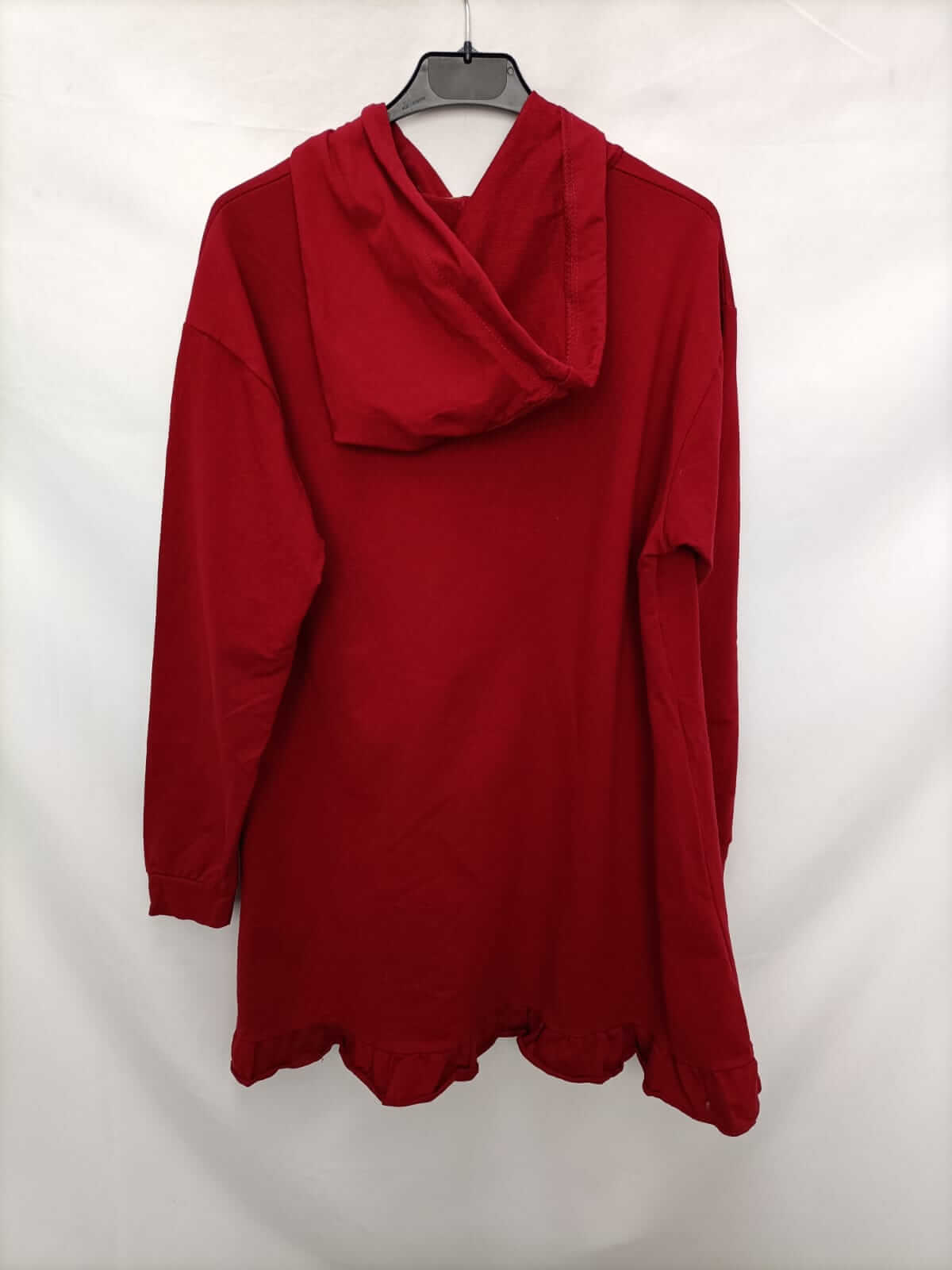 VALENTINA. Vestido sudadera burdeos T.m/l