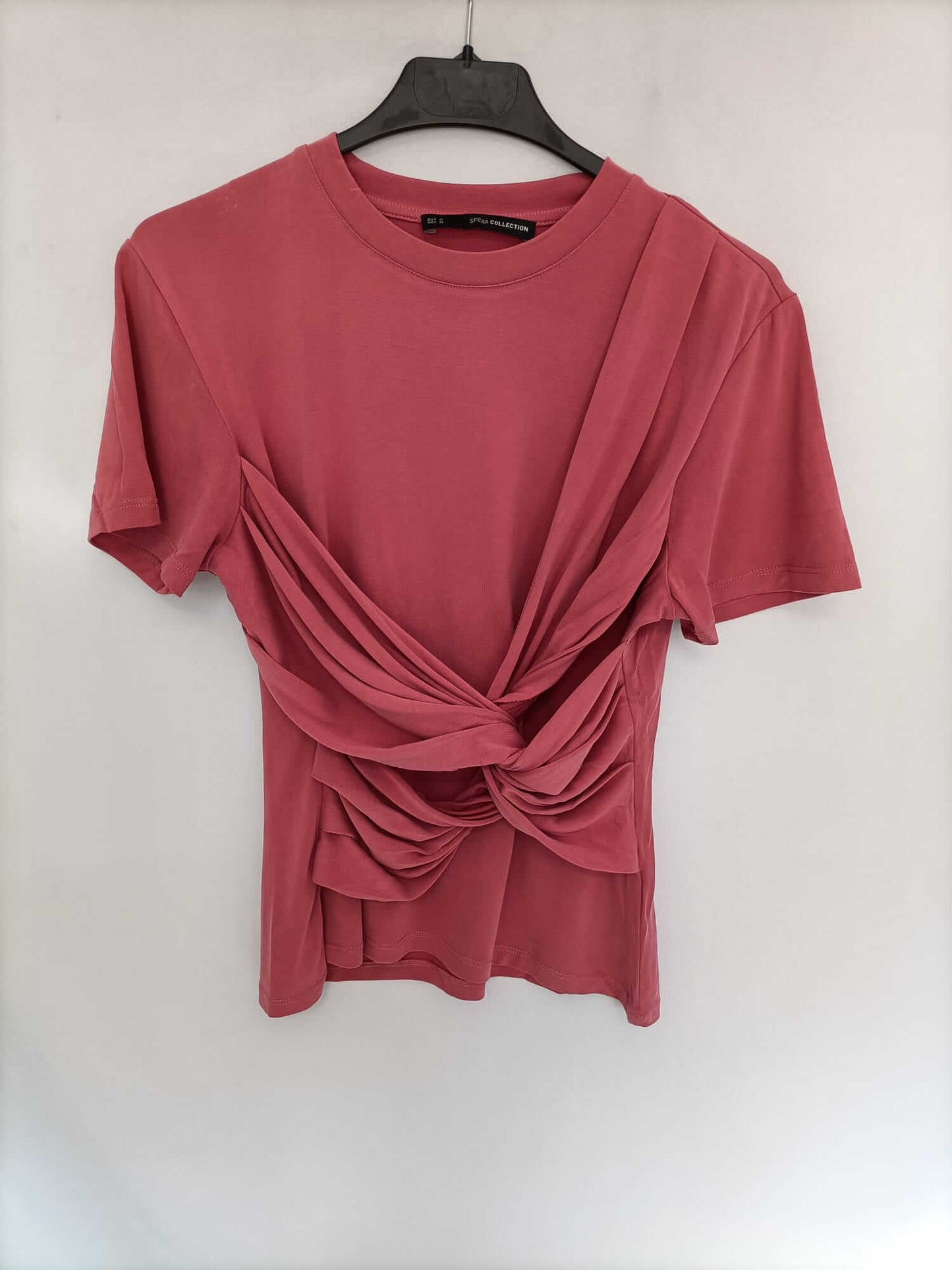 SFERA.Dark pink knot T-shirt Tm