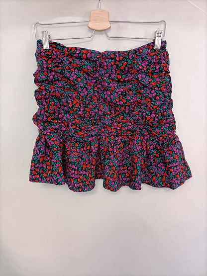 LEFTIES.Falda corta fruncida T.m