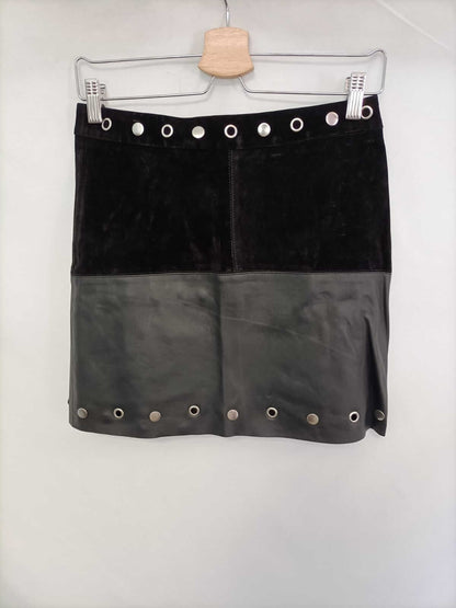 PIMKIE.Falda doble textura T.34