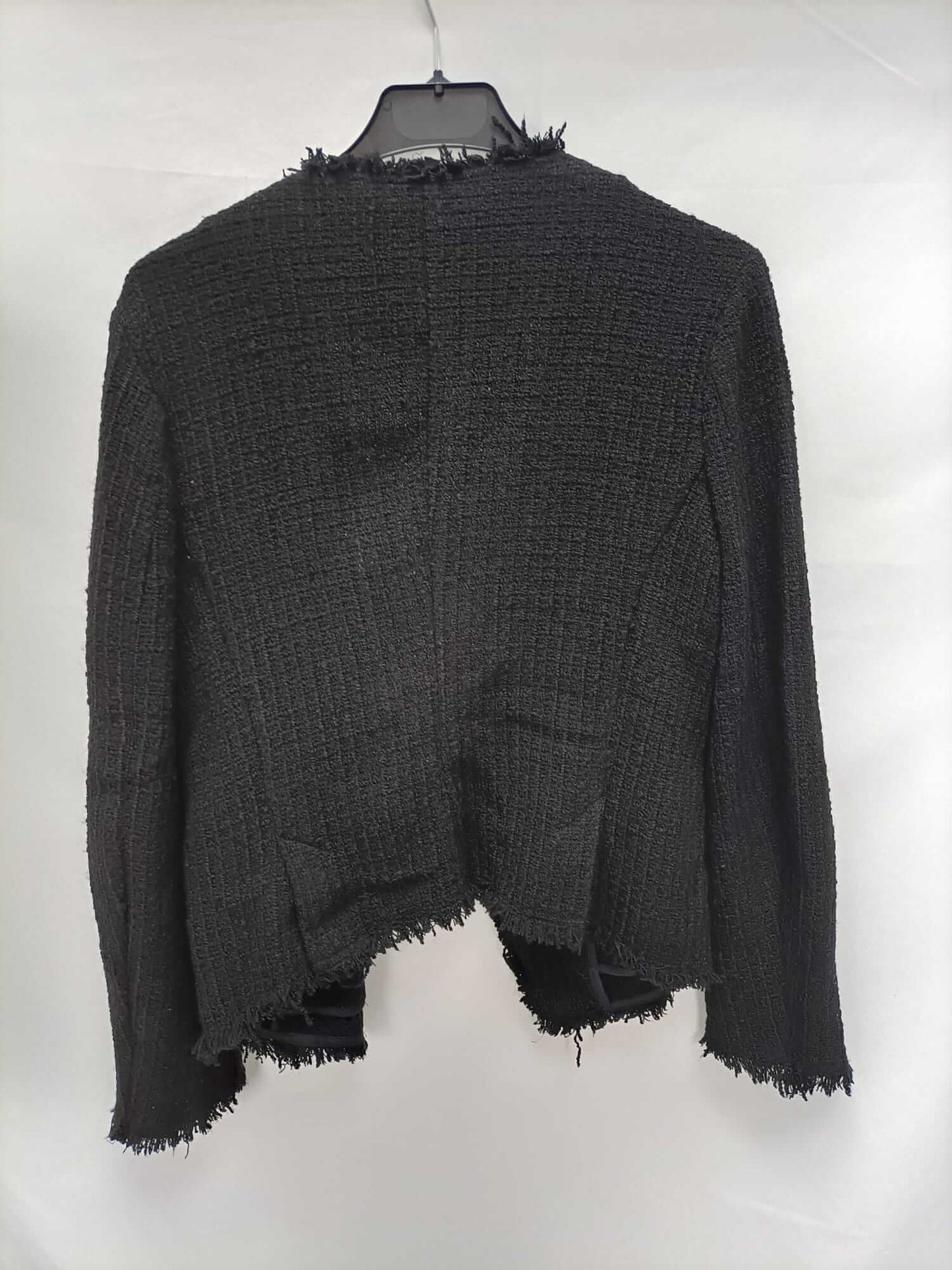ZARA. Black tweed jacket Ts