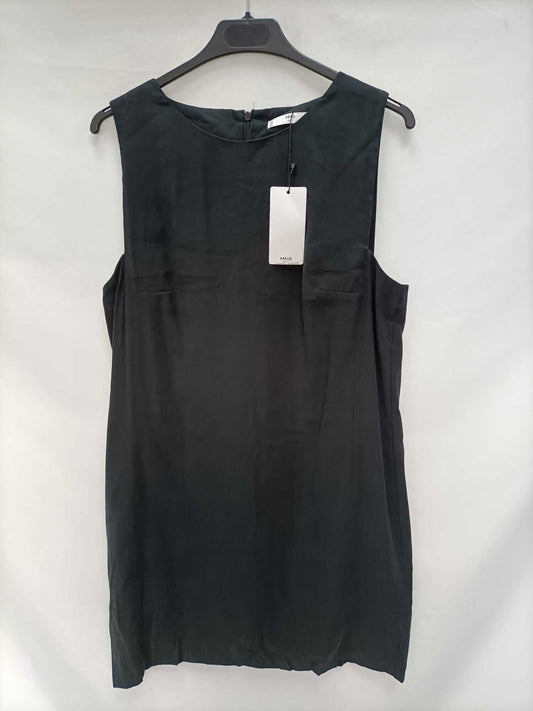 MANGO.Vestido corto negro T.m