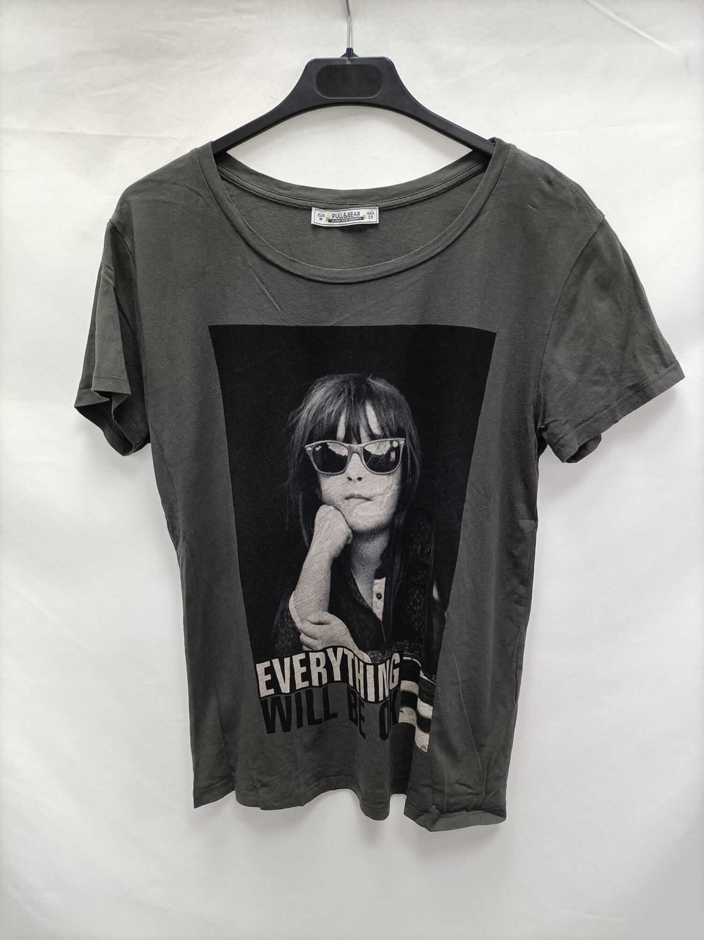 PULL&amp;BEAR.Grey T-shirt Tm