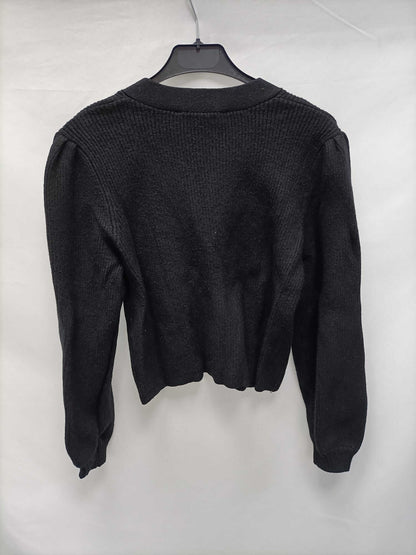 ZARA.Chaquetita punto negra T.m