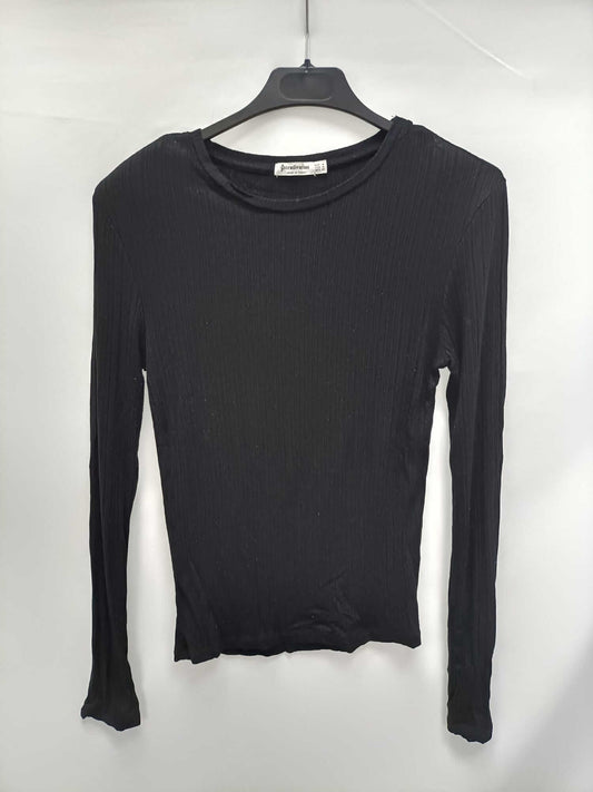 SFERA.Finite black knit jersey Tm
