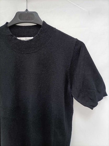 SFERA.Black short-sleeved knit jersey Tm