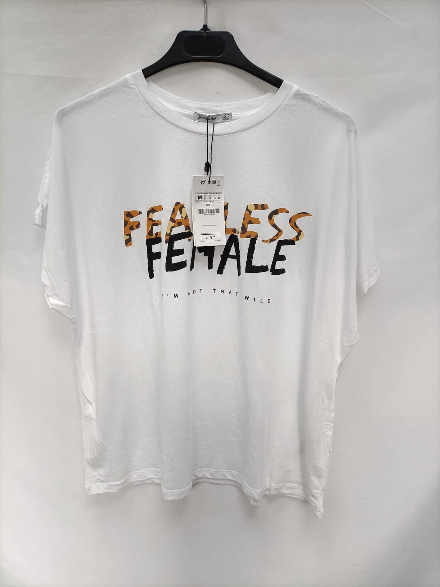 STRADIVARIUS.Tm phrase t-shirt