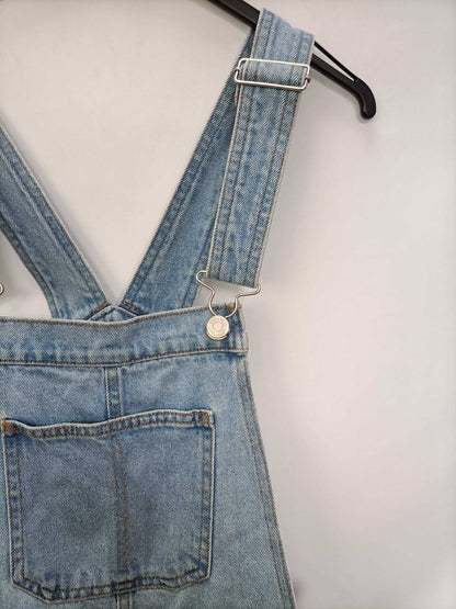 PULL&BEAR.Peto corto vaquero T.s