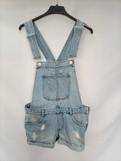 PULL&BEAR.Peto corto vaquero T.s