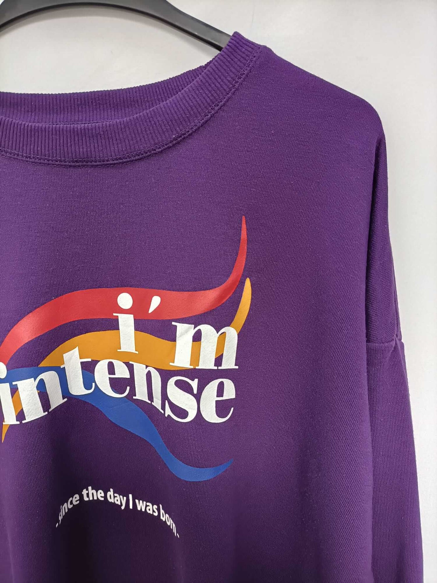 PULL&BEAR.Sudadera morada T.M