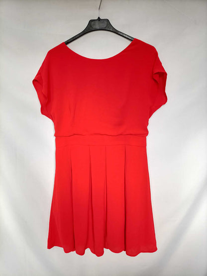 Y'COO.Vestido rojo espalda al aire T.L