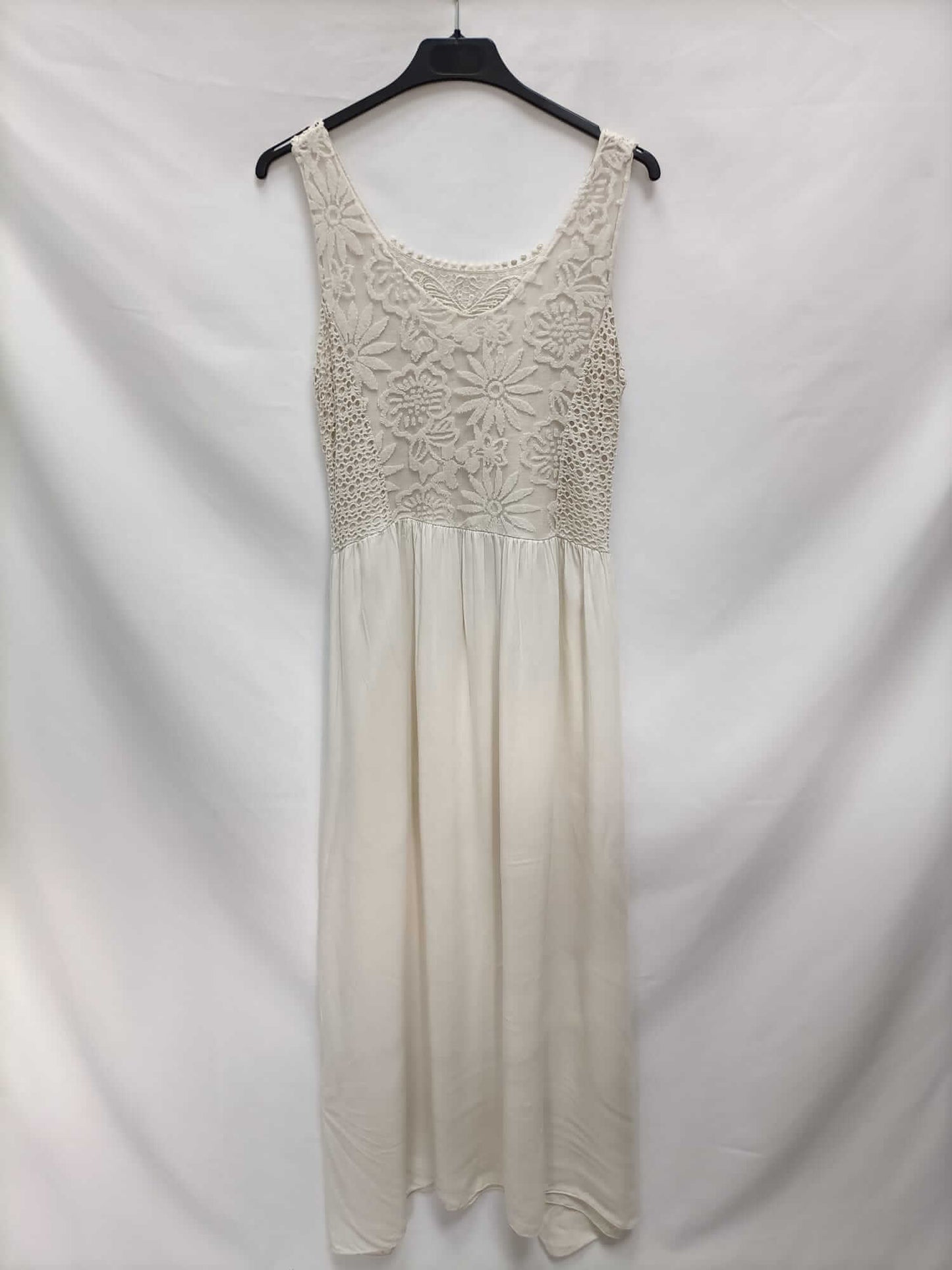 OTRAS.Vestido largo beige TU (M)