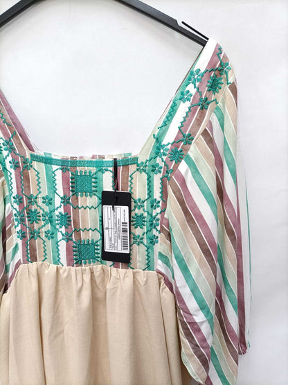 SKATÏE.Beige flowy dress Tm