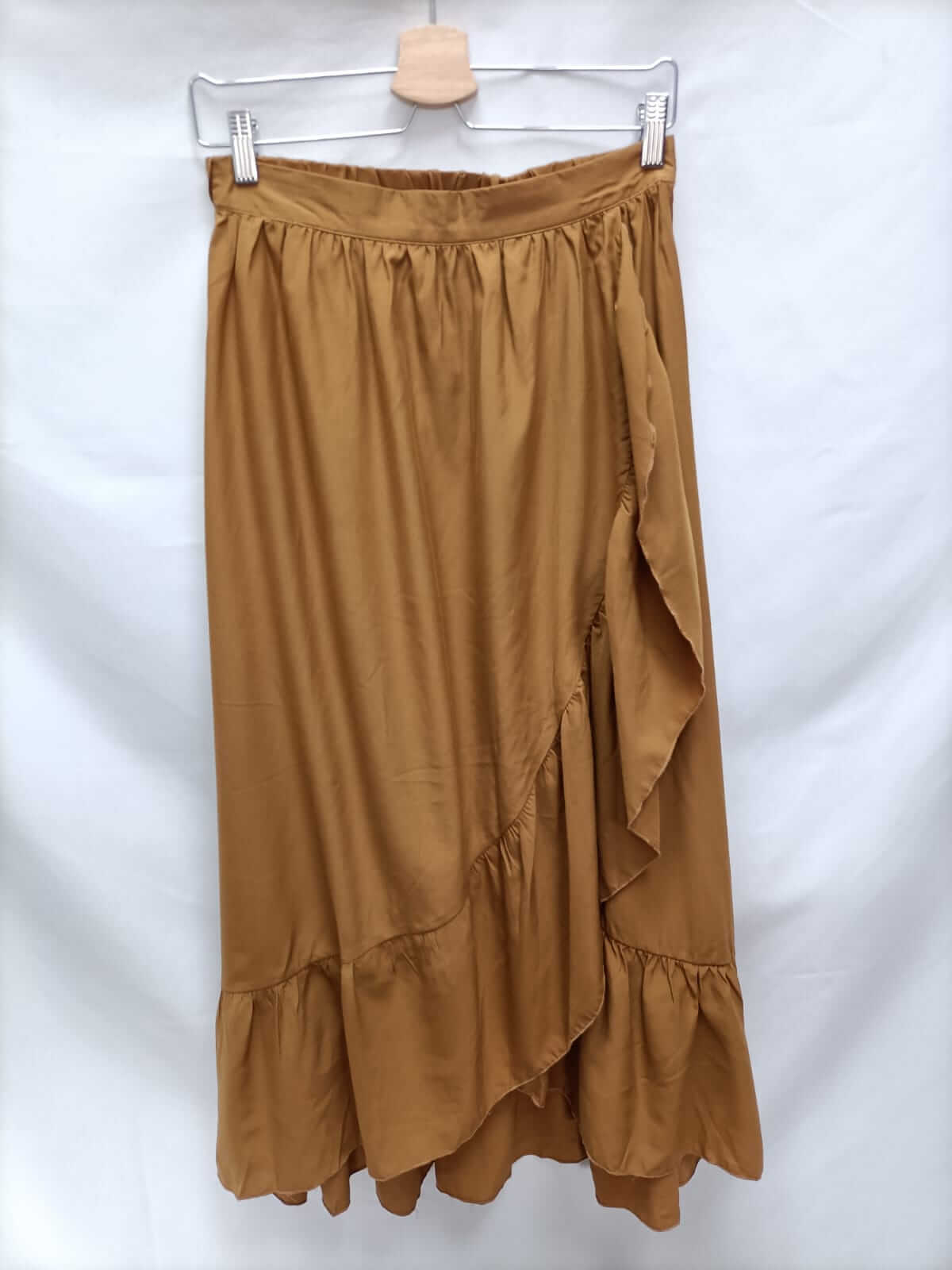 MEISIE.Camel midi skirt Tm