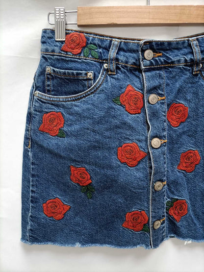 ZARA.Tm denim skirt
