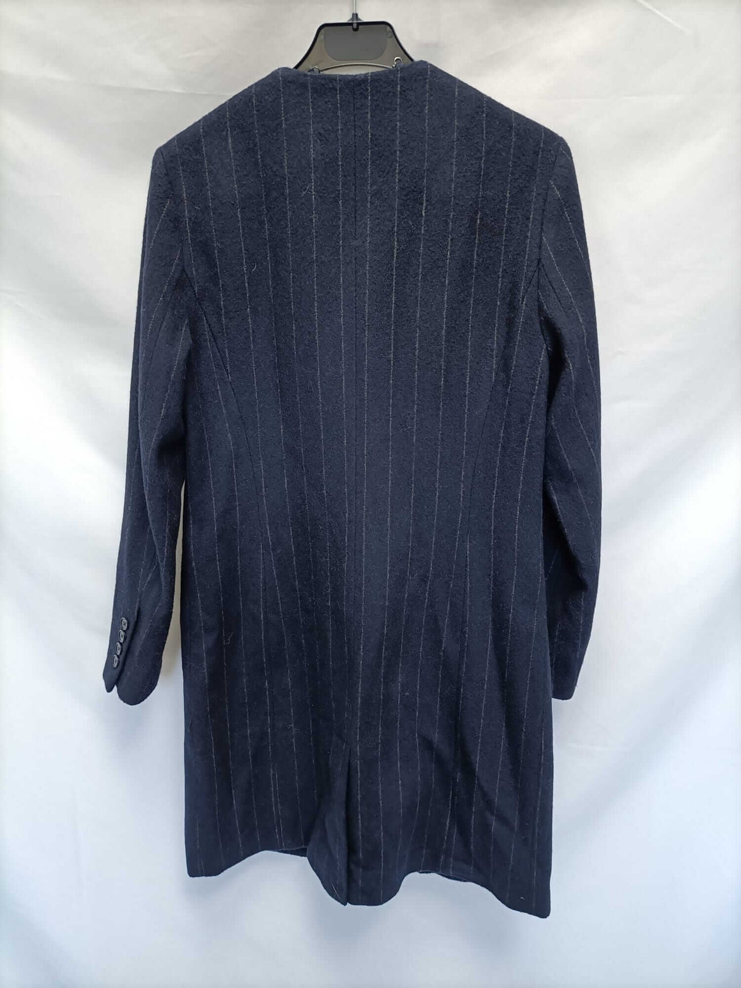 AUTOGRAPH.Abrigo paño rayas diplomáticas T.38