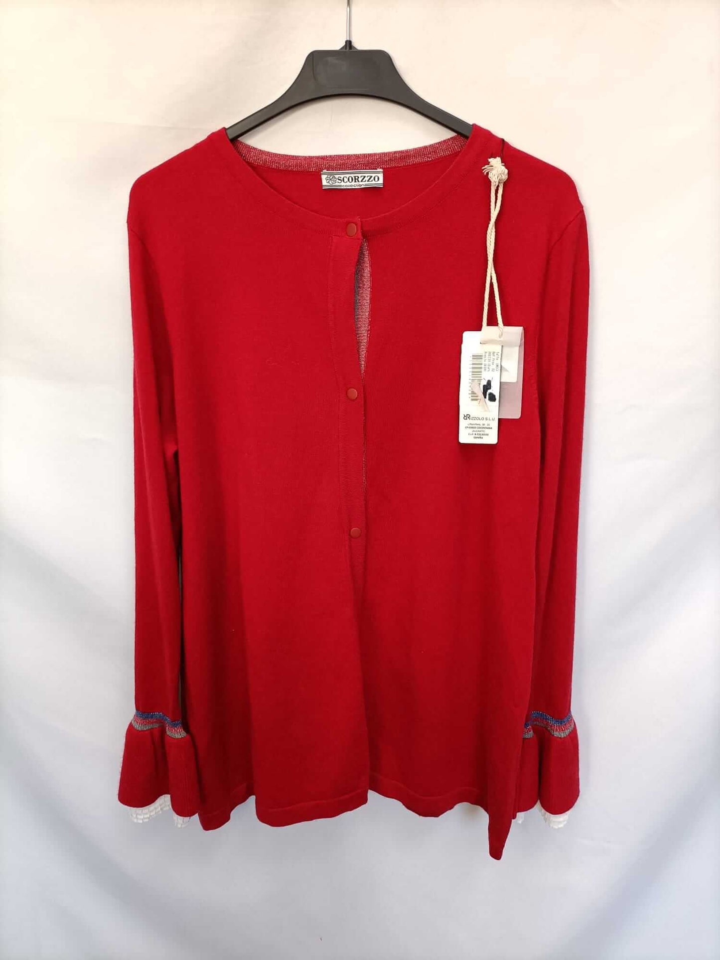 SCORZOO.Rebeca rosa hilos metalizados T.L