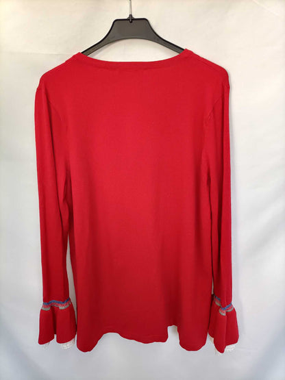 SCORZOO.Rebeca rosa hilos metalizados T.L