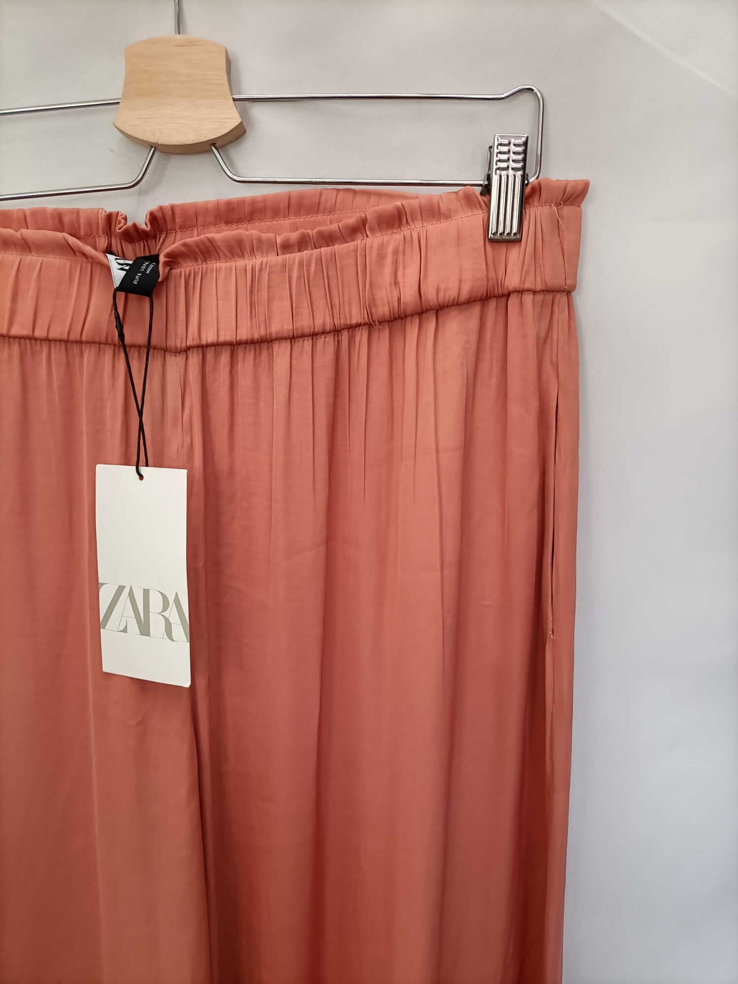 ZARA.Salmon palazzo pants TL