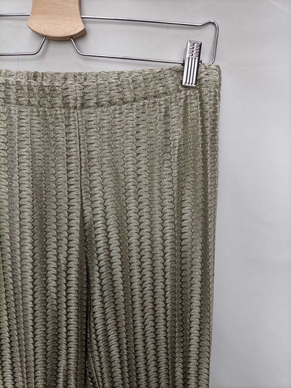 OTHERS.Golden bell-bottom pants Ts/m