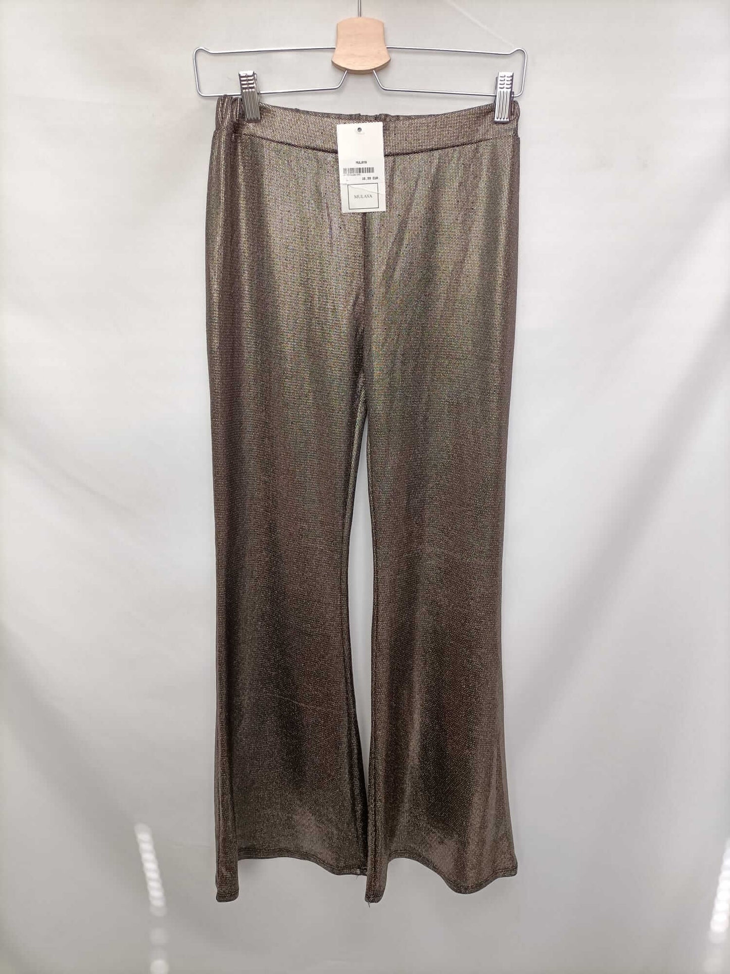 MULAYA. Copper bell-bottom pants TL