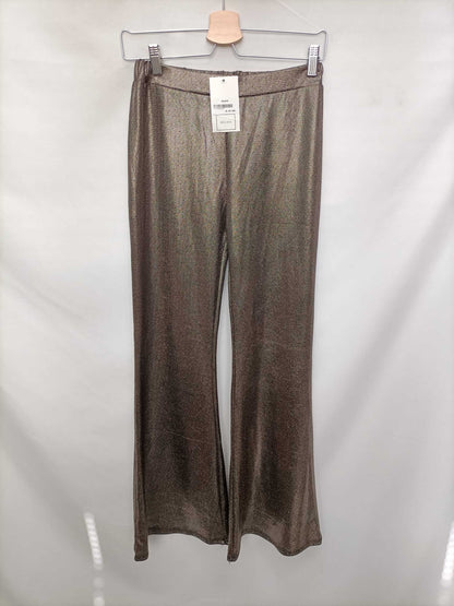 MULAYA. Copper bell-bottom pants TL