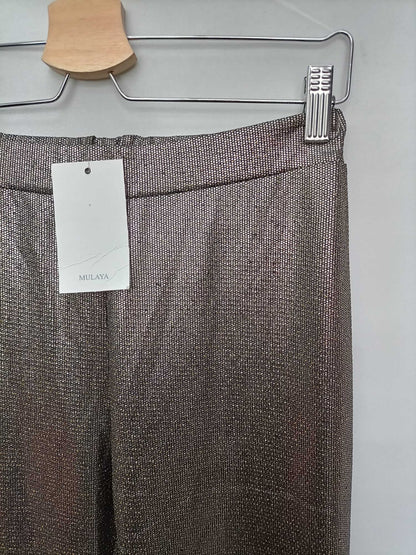 MULAYA. Copper bell-bottom pants TL