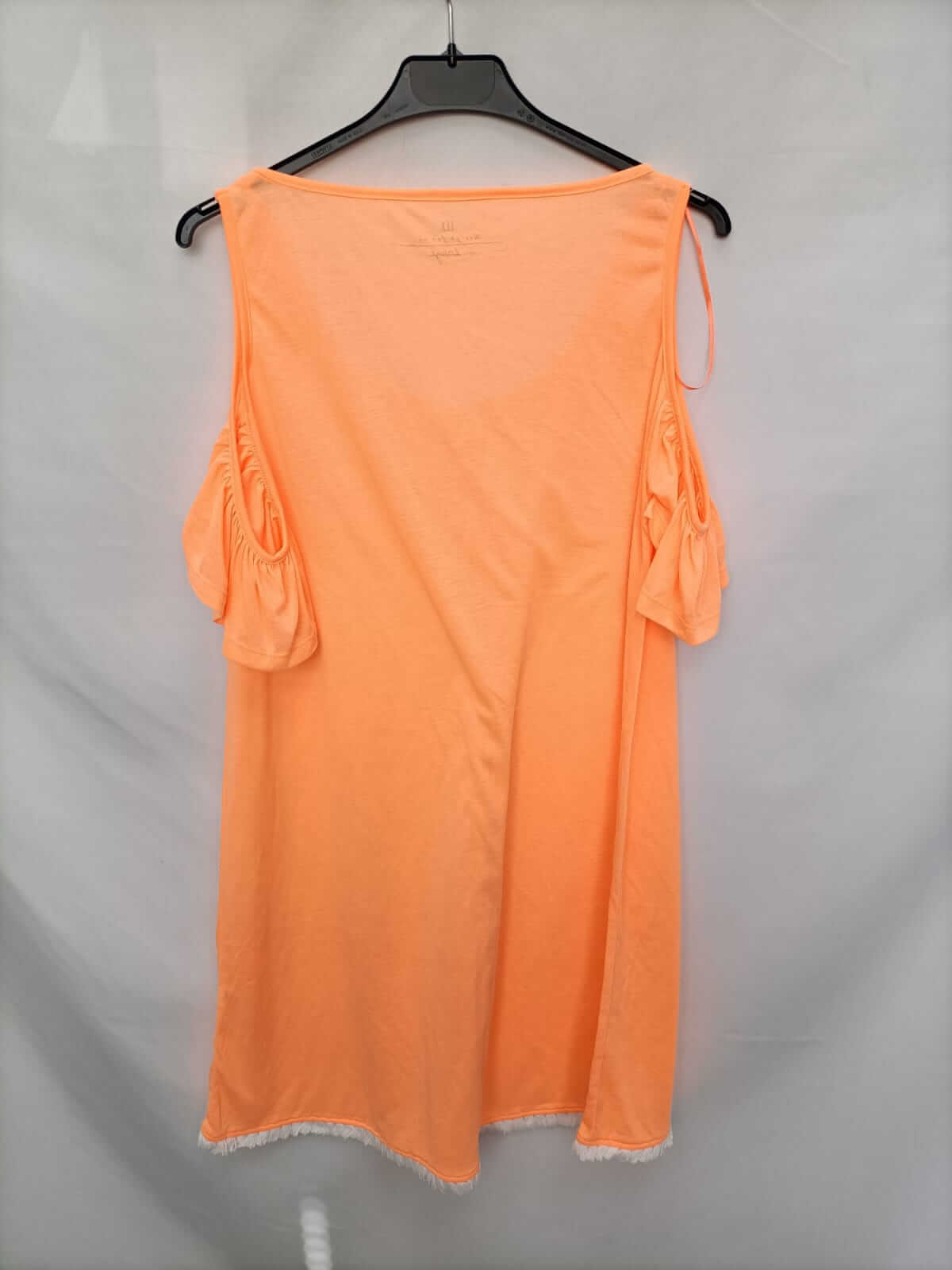 TEX.Vestido naranja fluor T.L