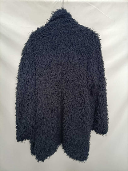 ZARA.Blue Ts sheepskin coat