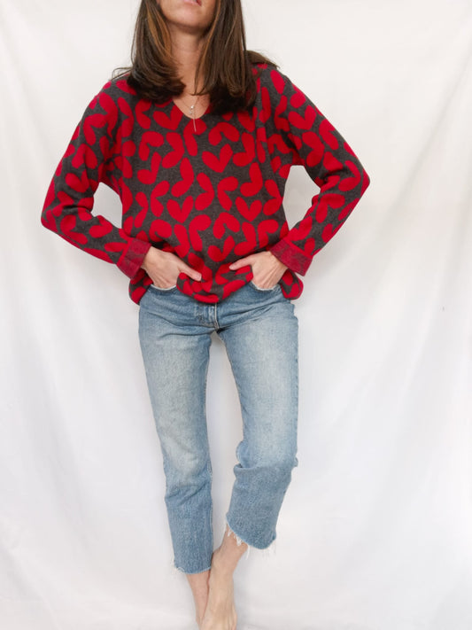 OTHERS. Hearts sweater YOU (M)
