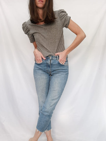 SANDRO. Grey T-shirt size 36