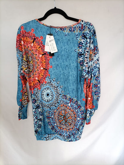 ZANZEA. Vestido punto estampado T.s