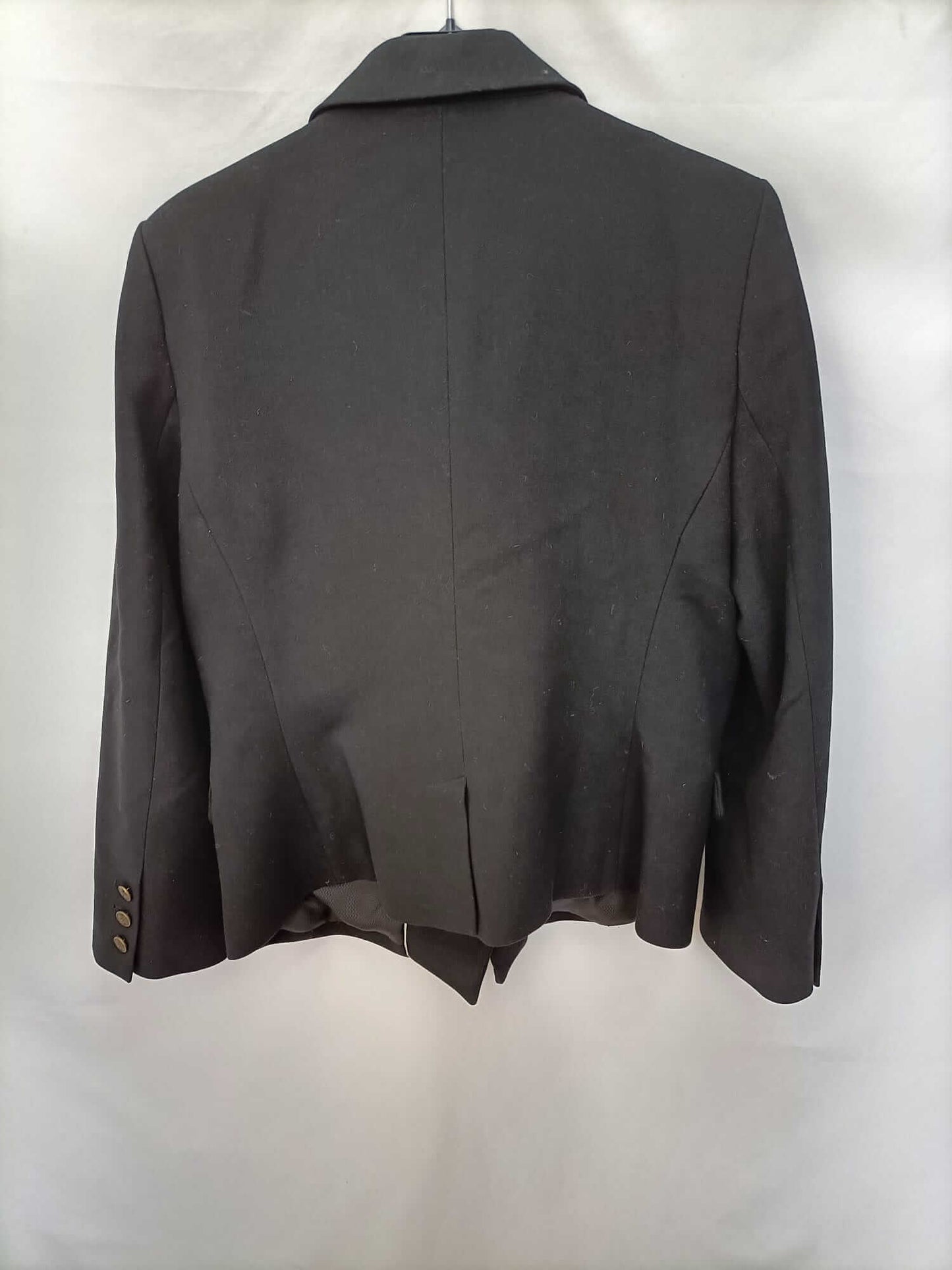 MANGO. Blazer negra cruzada T.xl