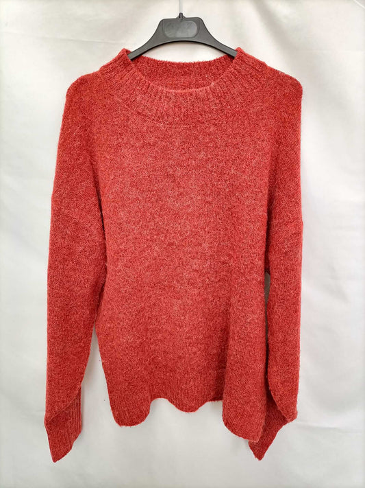 ICHI. Dark orange Tl sweater