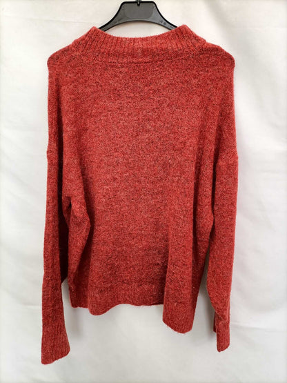 ICHI. Dark orange Tl sweater