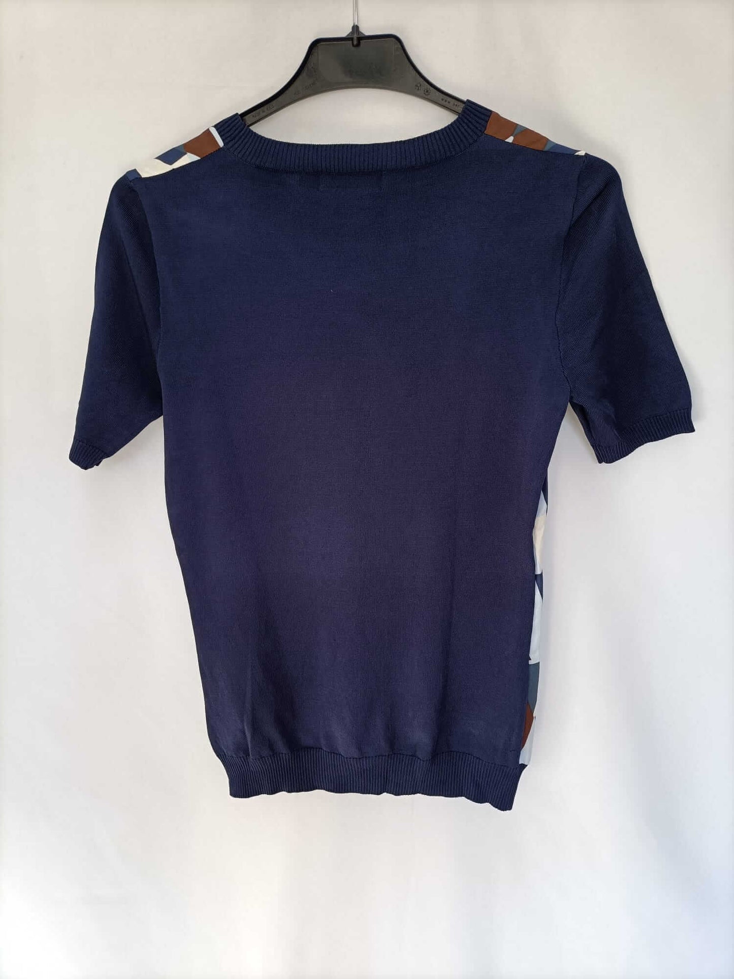 PEDRO DEL HIERRO.Top doble textura T.s