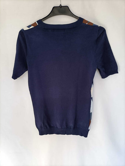 PEDRO DEL HIERRO.Top doble textura T.s