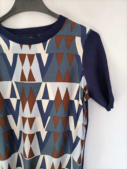 PEDRO DEL HIERRO.Top doble textura T.s