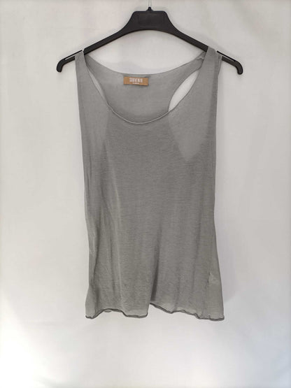 SOUVENIR.Camiseta finita gris T.L